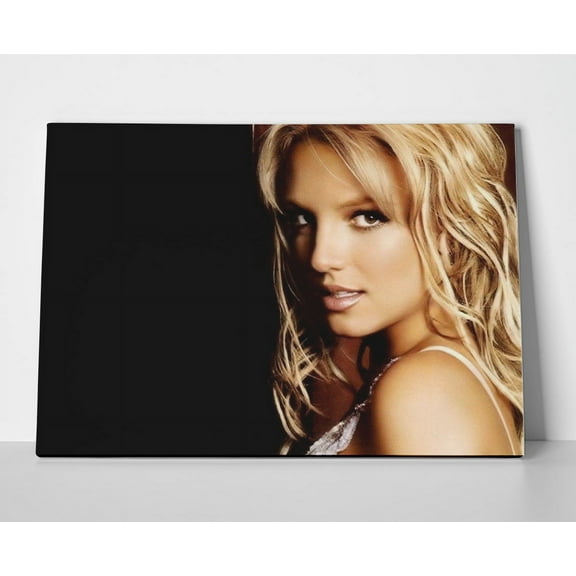 Britney Spears Dark Poster or Wrapped Canvas