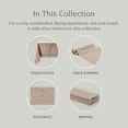 thumbnail image 4 of over&back 100%-Linen Woven Tablecloth - Colorful Dining Room Table Cover - Mitered Corner Hems - Machine Washable - Kitchen and Home Decor - Taupe - 70x90, 4 of 9
