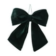 thumbnail image 2 of Velvet Bows For Christmas Tree,Set of 2 Bow Christmas Tree Ornament Elegant Festival Hanging Decoration for Home Party Wedding Holiday Supplies Velvets Bowknot Christmas Craft Decoration(Green), 2 of 6