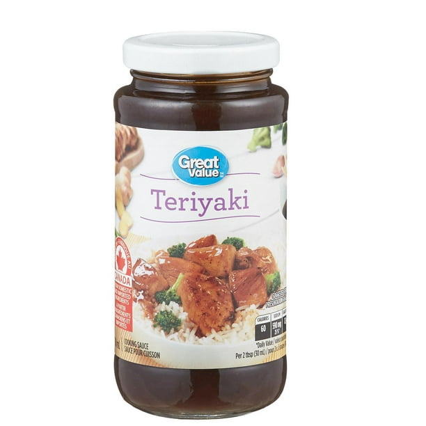 Sauce teriyaki douce de Great Value 350 ml
