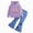 A8-L, variant on Ccpelsie Toddler Girls Clothes Long Sleeve Shirt Flare Pant Outfits for Girl Bell Bottom Kids Girls Clothing Set(A,2-3 Years)