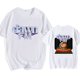 thumbnail image 1 of Camisetas de gran tamaño para hombre, camisa informal con estampado gráfico Vintage de rapero, 100% algodón, ropa de calle de hip hop, Top corto Unisex, 1 of 4