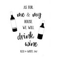 thumbnail image 2 of Carpentieri, Natalie 12x14 Gold Ornate Wood Framed with Double Matting Museum Art Print Titled - Drink Wine, 2 of 4