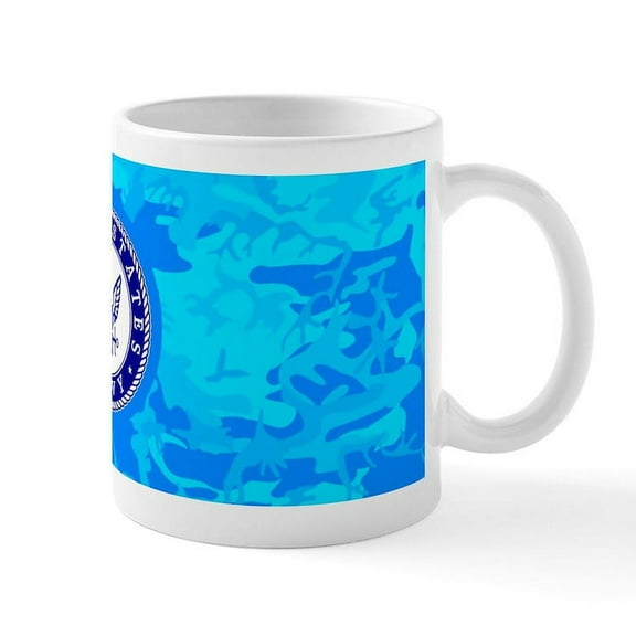 CafePress - US Navy Mugs - 11 oz Ceramic Mug - Novelty Coffee Tea Cup