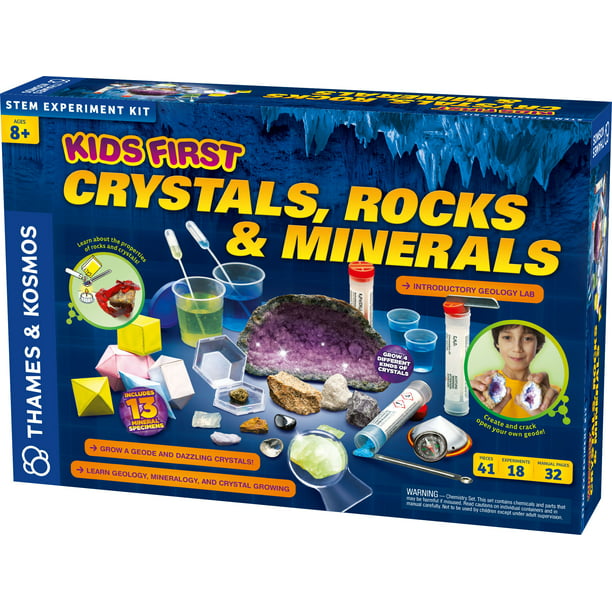 Kids First: Crystals, Rocks, and Minerals Kit - Walmart.com - Walmart.com