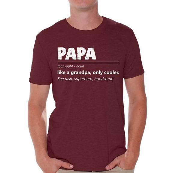 Christmas Gifts for Dad - Best Papa Ever T Shirt for Men - Father's Day Birthday Xmas Present for Daddy - Love Father Men's Tee