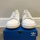 thumbnail image 2 of New Ad-id-as Stan Smith Classic Sneakers White Beige Leather Men’s Shoes Size 10, 2 of 6