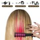 thumbnail image 4 of Set de tizas para el cabello con peine, 6 colores, tinte temporal para el cabello para niños y adultos, lavable, ideal para fiestas y Halloween., 4 of 5