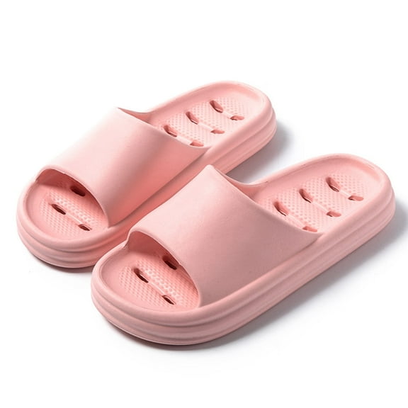 AUXDIQ Home Slippers Women Men Bathroom Slippers Non Slip House Shoes Shower Sandals Pool Slides Beach Slippers