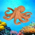 thumbnail image 2 of Estatua de Pulpo Macarena de plástico naranja para juegos educativos, 2 of 8