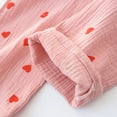 thumbnail image 5 of SJLDQY Womens Pajamas Sets Long Sleeve Pajama Tops Pants Love Heart Graphic Fall Winter 2Pcs Pjs Sets Soft Loungewear Homewear Outfits, 5 of 8
