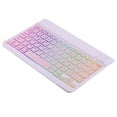 thumbnail image 2 of Wireless Keyboard Compatible with Bluetooth Portable Mute Glowing Keyboard Practical Accessories(White), 2 of 2