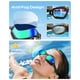 thumbnail image 4 of Gafas de natación OLANRUN para adultos, hombres, mujeres y jóvenes, antivaho, UV, 4 of 7