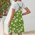 thumbnail image 5 of Summer Savings Wuchoa Ladies Summer Plus Size Flowy Mini Dresses Spaghetti Strap Sleeveless Loose Floral Print Curvy Dresses Round Neck Going Out White Vestidos Casuales Para Mujer, 5 of 7