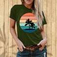 thumbnail image 2 of IROINNID Women Summer Print Regular Women Round Neck Fashion Short Sleeves Top Spring, 2 of 5