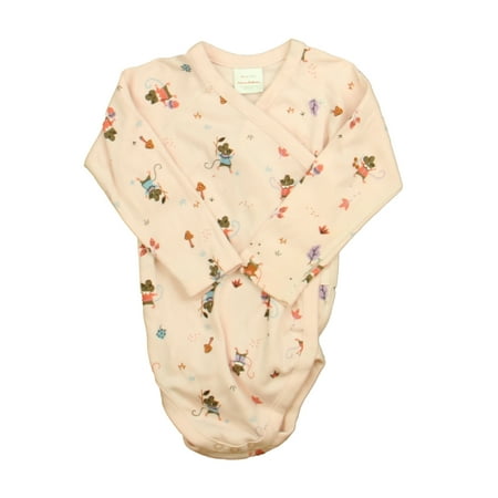 

Pre-owned Hanna Andersson Girls Pink Mice Onesie size: 2T