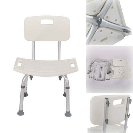 Ubesgoo Medline Shower Chair Bath Bench With Back Supports Up To