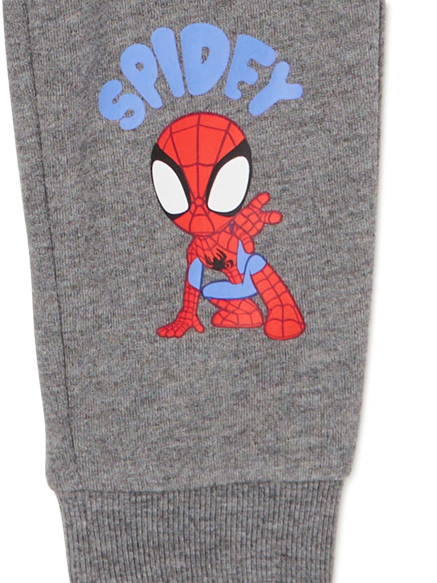 Spider-Man Toddler Boy Fleece Hoodie Outfit Set, Sizes 12M-5T 