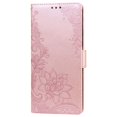 thumbnail image 2 of Dteck Wallet Case Compatible with iPhone 12/12 Pro, PU Leather Case with Three Card Slots Carrying Flip Cover & Stand Holder 360 Full Protection Luxury Embossed Flower Cover for Girls & Women,Rosegold, 2 of 6
