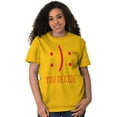 thumbnail image 4 of You Decide Happy Sad Emoticon Cute Men's Graphic T Shirt Tees Brisco Brands M, 4 of 6