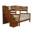 thumbnail image 2 of Bedz King Stairway Bunk Beds Twin over Full with 4 Drawers in the Steps, Espresso, 2 of 3