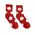 thumbnail image 3 of GZWYHT Crew Socks,Fuzzy Socks Women Coral Fleece Socks Women Autumn And Winter Tube Socks Sleep Socks Cute Home Polka Dot Thick Stockings Knee High Stockings,Dress Socks,Slouch Socks Red, 3 of 3
