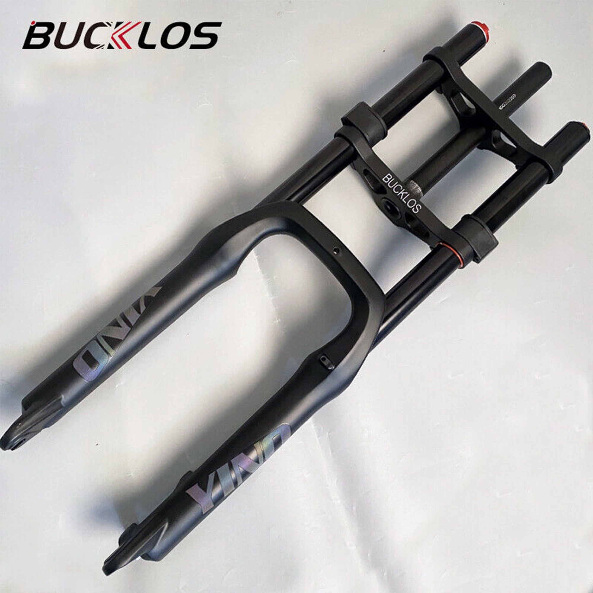 BUCKLOS 20*4.0 Fat Tire Air Suspension Fork, 180mm Travel Spacing Hub