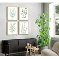 thumbnail image 2 of 4Pcs Eucalyptus Botanical Wall Art Sage Green Bathroom Pictures Watercolor Mint Green Plant Leaves Poster Print Modern Minimalist Aesthetics Canvas Paintings Wall Decor for Bedroom UNFRAMED, 2 of 6
