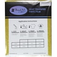 Threadart Gold 10" x 12" Glitter Heat Transfer Vinyl Precut Sheets | 12 ...