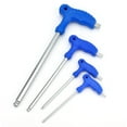thumbnail image 2 of T-Handle Allen Wrench Ball End Hex Key Set Long Arm 1.5-10mm B7T3, 2 of 9
