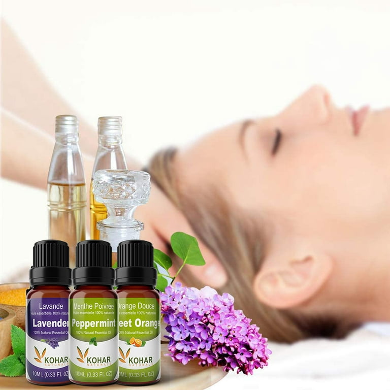 6pcs 10ml Aromatherapy Essential Oil Set 100% Pure Natural Massage Oil Gift  Kit