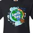 thumbnail image 4 of Inktastic Earth Day Turtle Planet with Waves and Birds Youth T-Shirt, 4 of 5