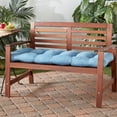 thumbnail image 2 of Greendale Home Fashions Denim 51 x 18 in. Outdoor Reversible Tufted Bench Cushion, 2 of 9