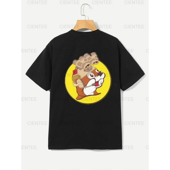 Beaver Tactical Gear T-Shirt - Funny Animal Graphic Tee - Novelty Design , For Men/Women,Up to 5XL