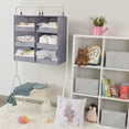 thumbnail image 2 of Organizador colgante GRANNY SAYS para armario con 3 estantes, color gris ceniza, 2 of 7