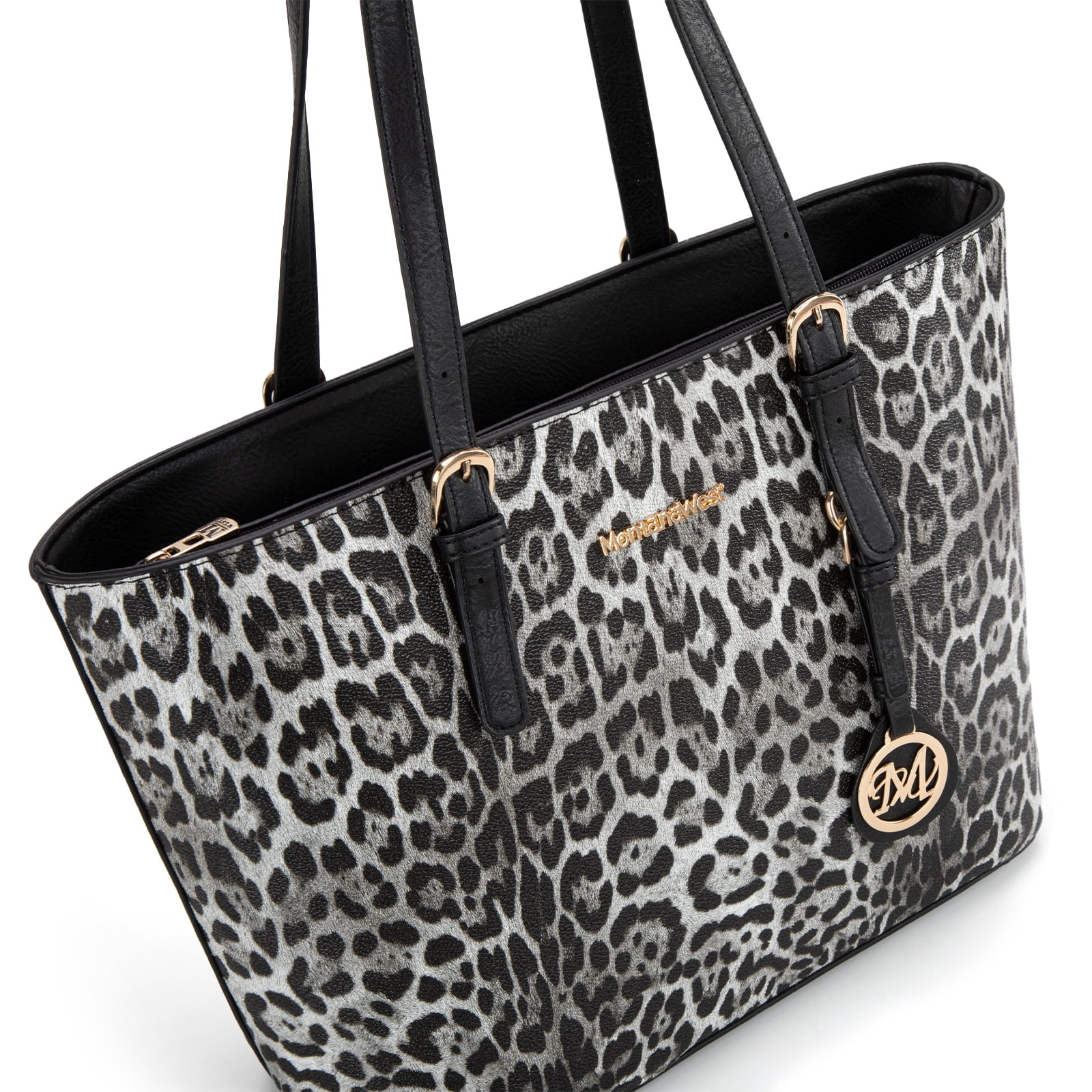 Montana West Purses for Women Tote Bag 3Pcs Set Leopard Print Satchel Handbags