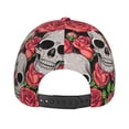 thumbnail image 6 of Naloa Original Classic Low Profile Hat Men Women Baseball Cap Dad Hat Adjustable Unconstructed Skull and Roses Print Cap, 6 of 9