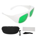thumbnail image 2 of Gafas de seguridad láser lentes verdes gafas protectoras láser resistentes al desgaste longitud de onda de 650 nm aptas para gafas de miopía para protección ocular, 2 of 8