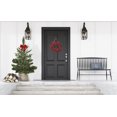 thumbnail image 4 of 20" x 14" Simply Daisy Fancy Holiday Reindeer Polyester Indoor/Outdoor Pillow, Dusty Grey (1 Count), 4 of 4