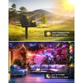 thumbnail image 3 of Guirnalda de luces solares Brightown 480 LED, 12 m, multicolor, paquete de 2, 3 of 7