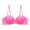 Hot Pink Bras for Women, variant on Bras for Women Fashion Push Up Super Gather Solid Color Bralettes Fit Minimizer Stretchable Straps Everyday Underwire White 2