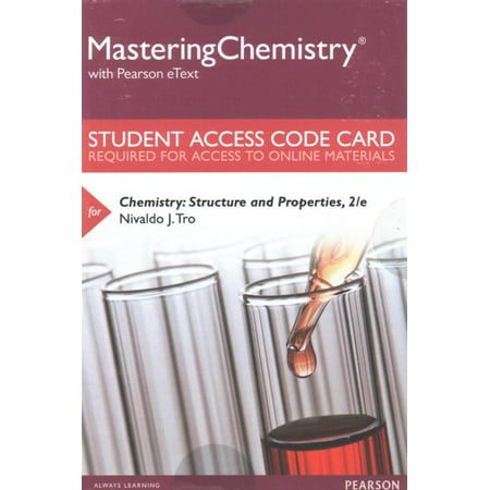 Mastering Chemistry With Pearson Etext Standalone