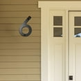 thumbnail image 2 of Hxlamzoo 5 Inch Black Modern Floating Acrylic House Number Sign - Pre-Drilled, Weatherproof, Customizable Address Plaque for Home & Office, 2 of 4