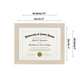 thumbnail image 2 of Americanflat Cadre pour Diplôme 11X14 avec Verre Résistant aux Chocs - Utilisation comme Cadre 8.5X11 avec Passe-Partout Ou Cadre 11X14 Sans Passe-Partout - Collection Legacy - Cadre Photo Mince pour Affichage Mural - Bois Clair, 2 of 5