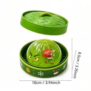 2026 Christmas Limited Rare Glitter Dumpling Squishy, Green Dumpling Squishy with Box, Dumplings Squeeze Balls Stress Relief Sensory for Festival & Birthday Gifts