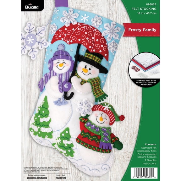 Bucilla® Frosty Family Stocking Kit