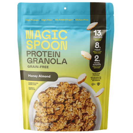 Magic Spoon Grain-Free Honey Almond Protein Granola Bag  8 oz