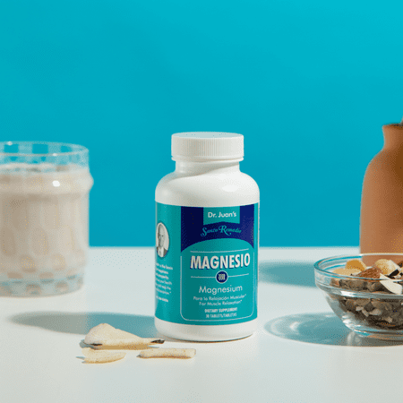 Santo Remedio Magnesium Capsules, Dietary Supplement, 300 mg, 30 Count