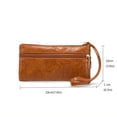 thumbnail image 2 of WANDF Hobo Bag for Women,Chic PU Leather Shoulder Bags with Wide Strap,Retro Commuter Bag with Coin Purse for Ladies,Crossbody Tote Bag Handbag for Work,Shopping,Travel(Brown), 2 of 10