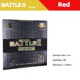 thumbnail image 1 of 729 Original Table Tennis Rubber Battle 2/3 Sticky Professional Ping Pong Rubber Sponge for Attack Gold 40 Red, 1 of 5